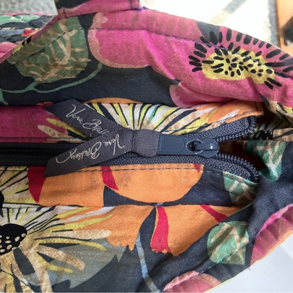 EDITED:Vera B Bag, a Plethora of Color! 2 outpockets, 2 handles, lined/orange. - Picture 3 of 7